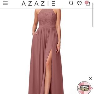 Azazie Emilia Desert Rose size A0